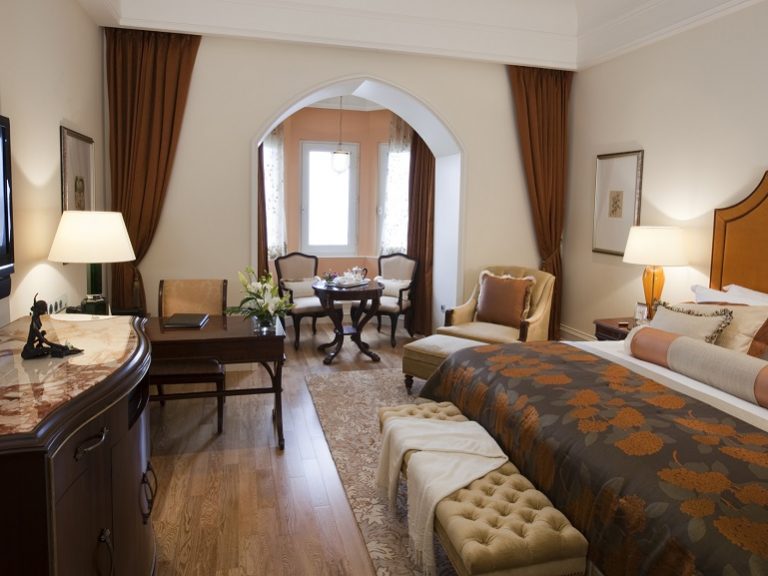 Taj Mahal Palace and Towers, Mumbai mock up room.